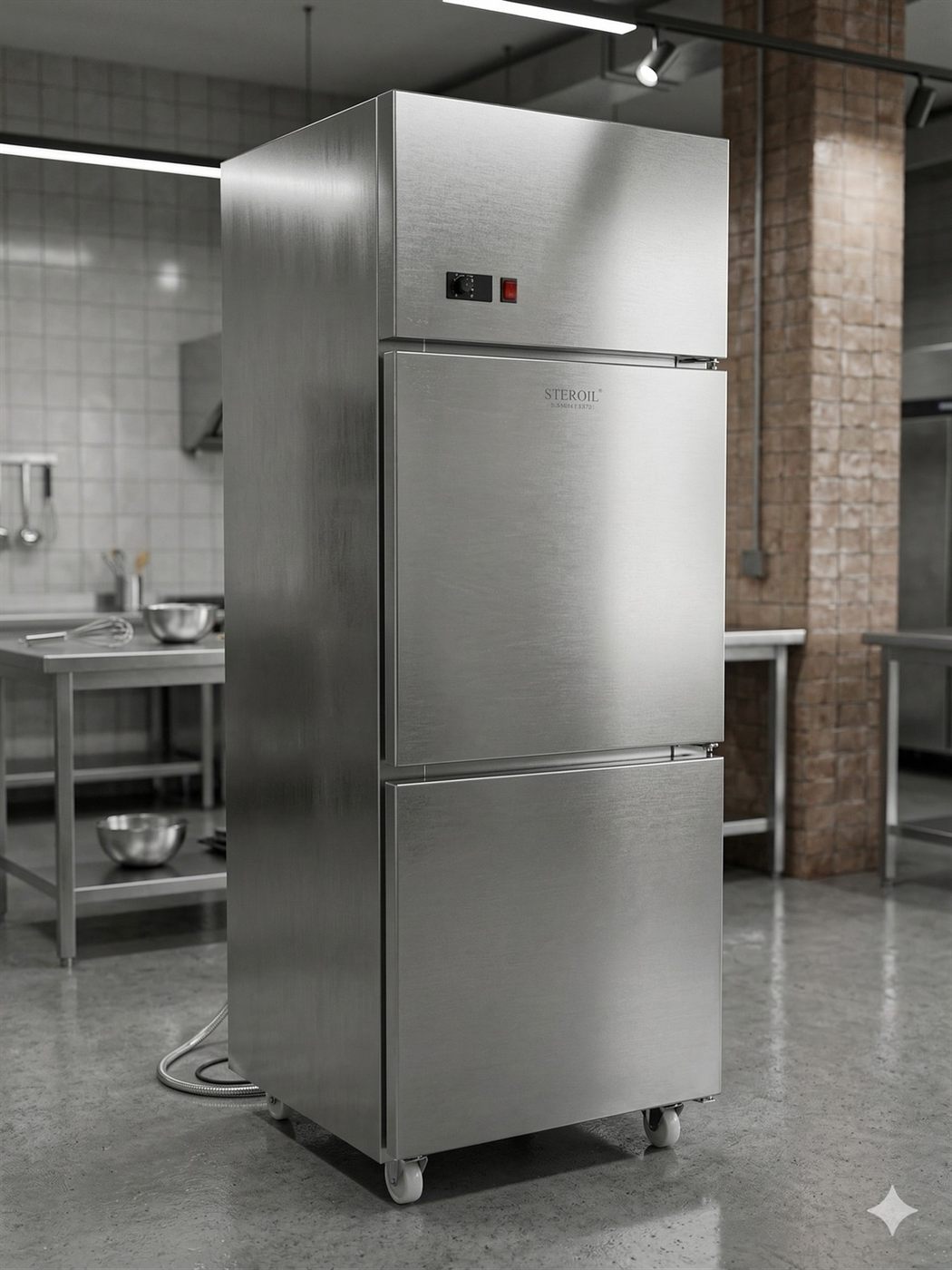 Commercial 2-door freezer by Bangalore Kitchen Equipments