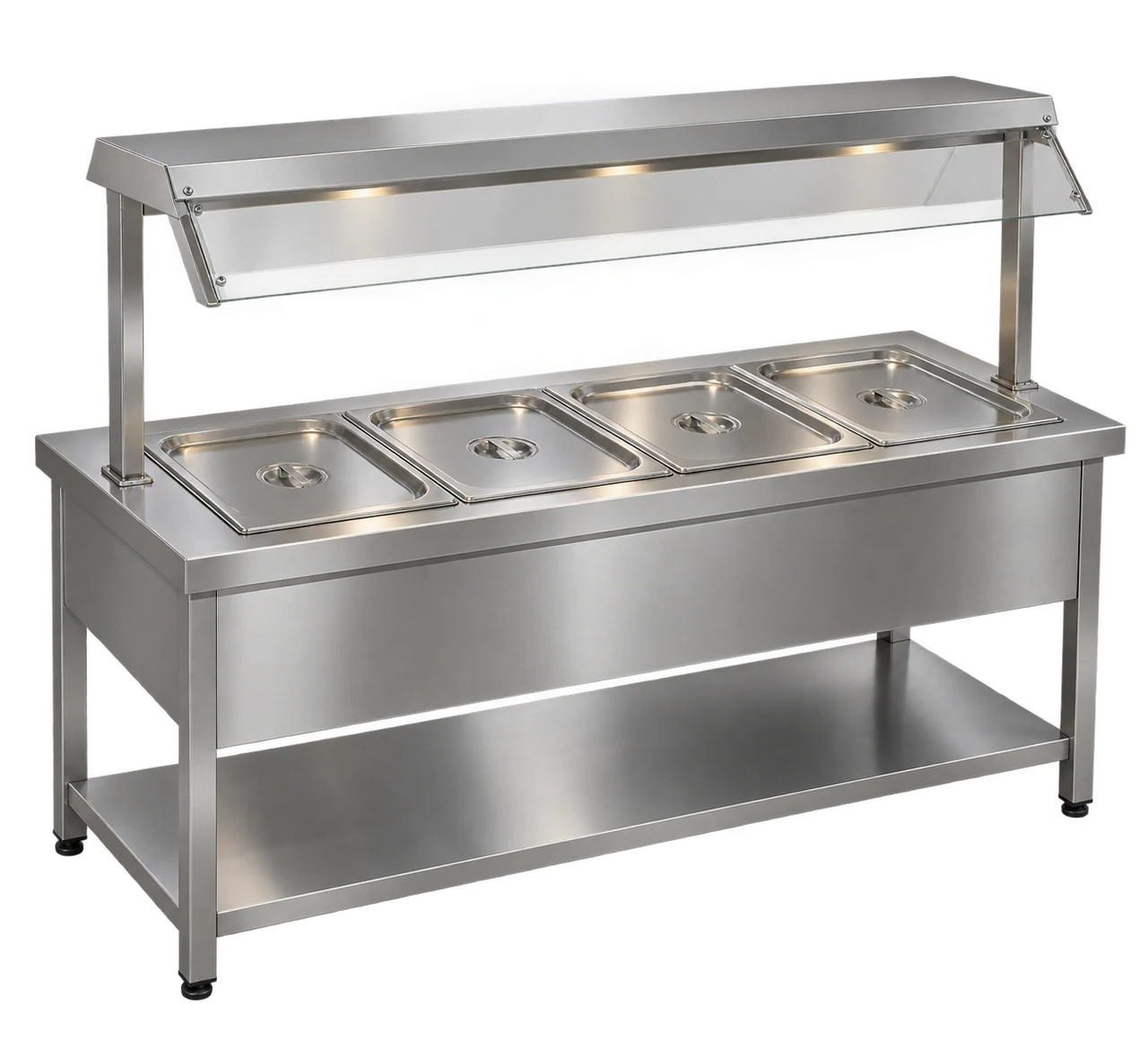 Illustration of Bain Marie - Canopy with the equipment isolated on a transparent background