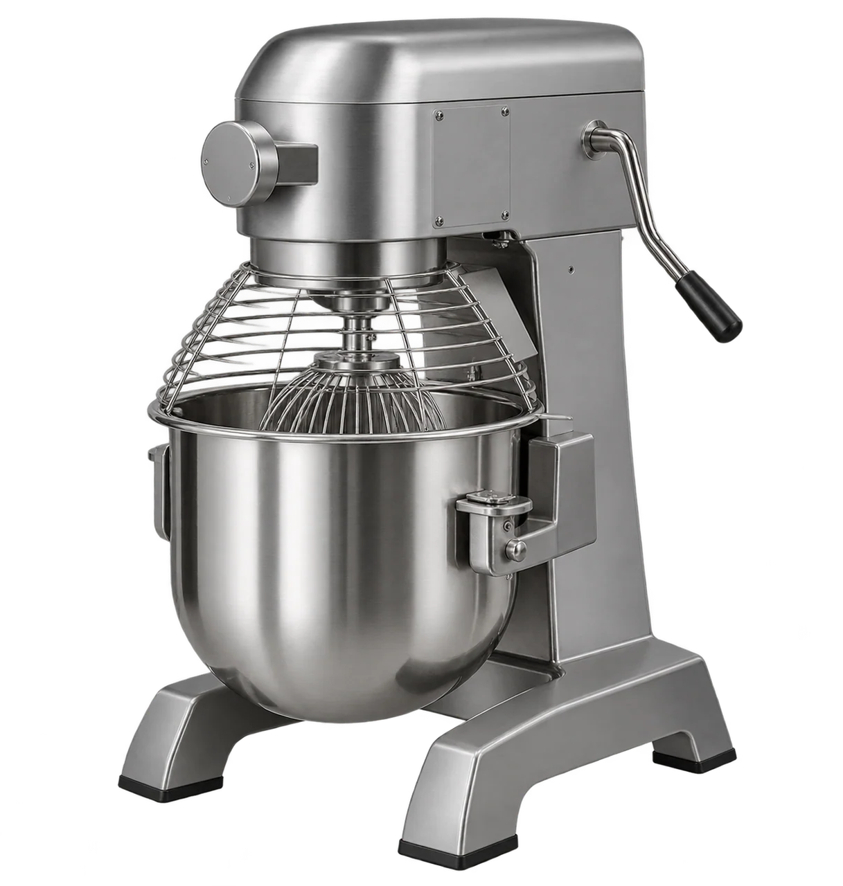 Illustration of Commercial Mixer with the equipment isolated on a transparent background
