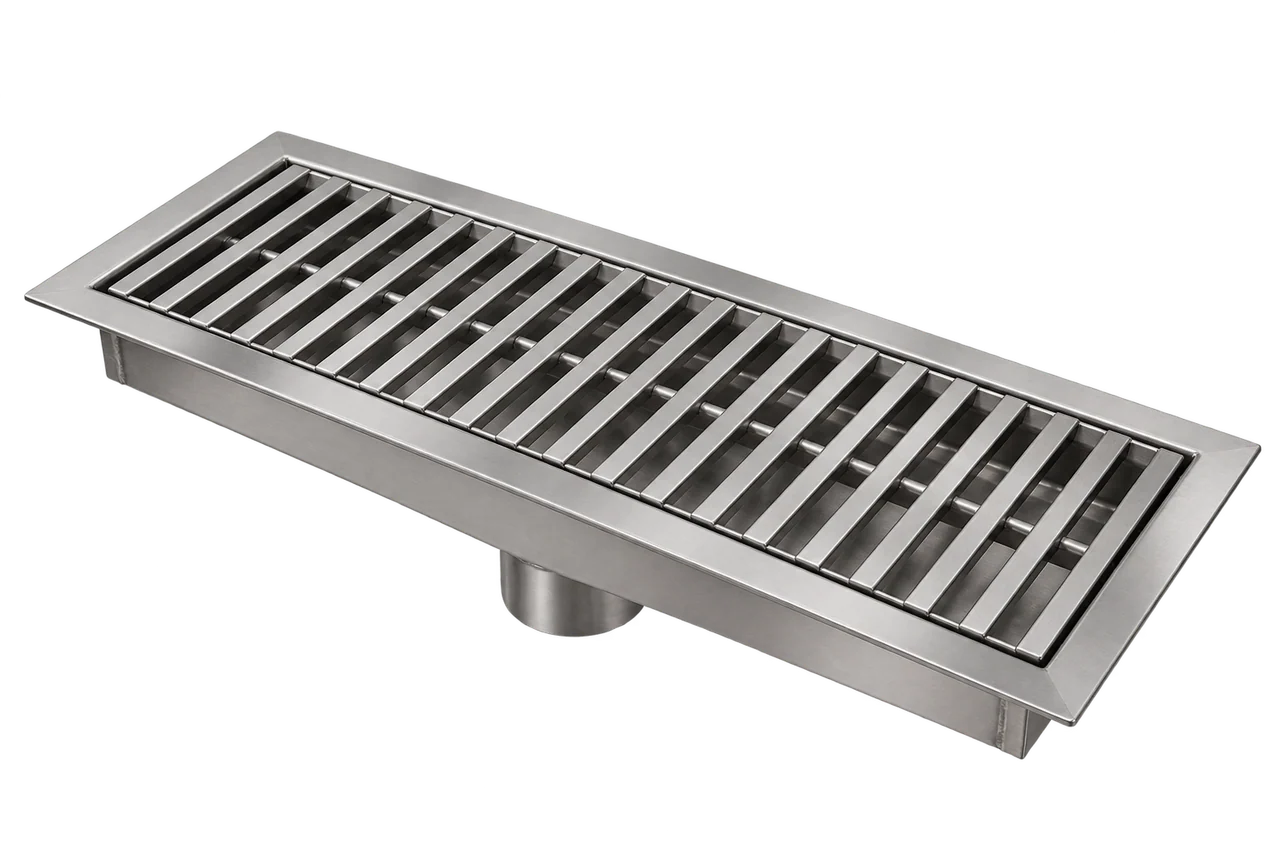 Illustration of Drain Gratings with the equipment isolated on a transparent background