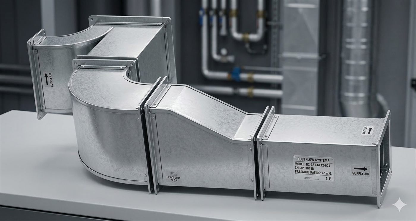 Commercial kitchen GI exhaust ducting by Bangalore Kitchen Equipments