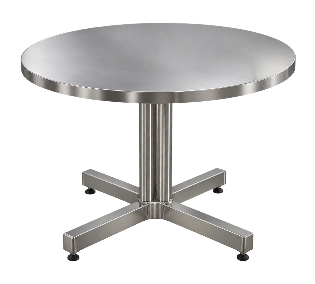 Illustration of Round Dining Table with the equipment isolated on a transparent background
