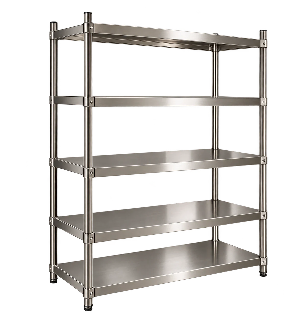 Illustration of Storage Rack - 5 Tier with the equipment isolated on a transparent background