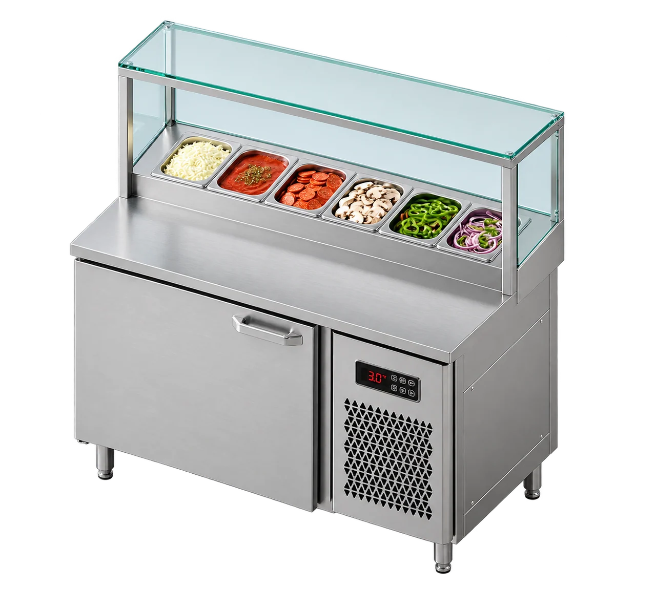 Table Top Chiller with the equipment isolated on a transparent background