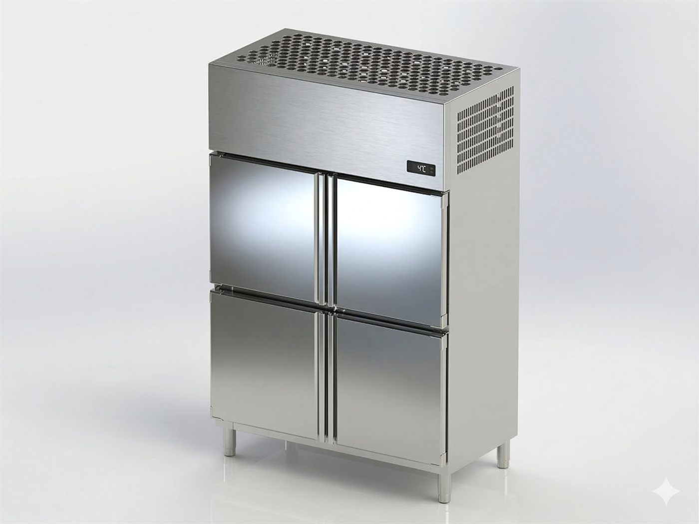 Table top chiller with 4 doors by Bangalore Kitchen Equipments