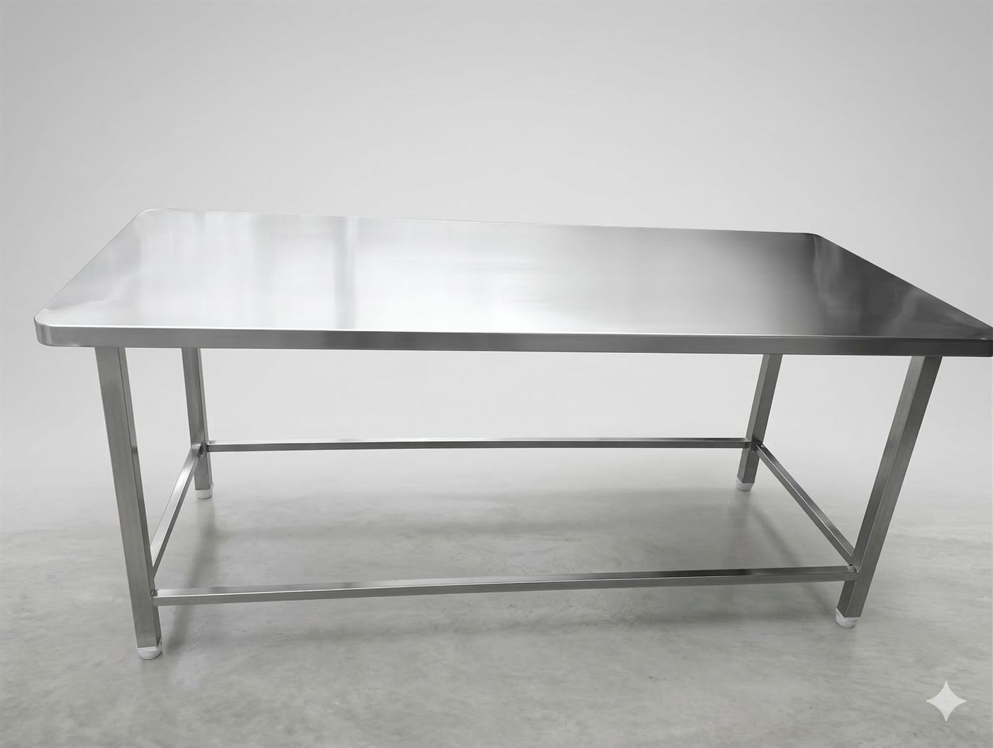 Commercial work table with cross bracing by Bangalore Kitchen Equipments