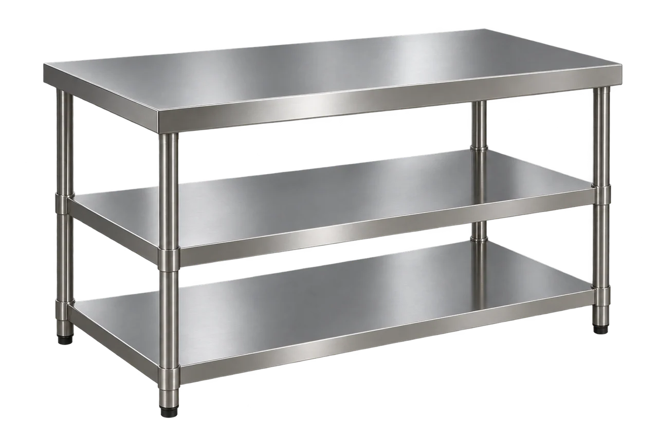 Illustration of Work Table with 2 U/S with the equipment isolated on a transparent background