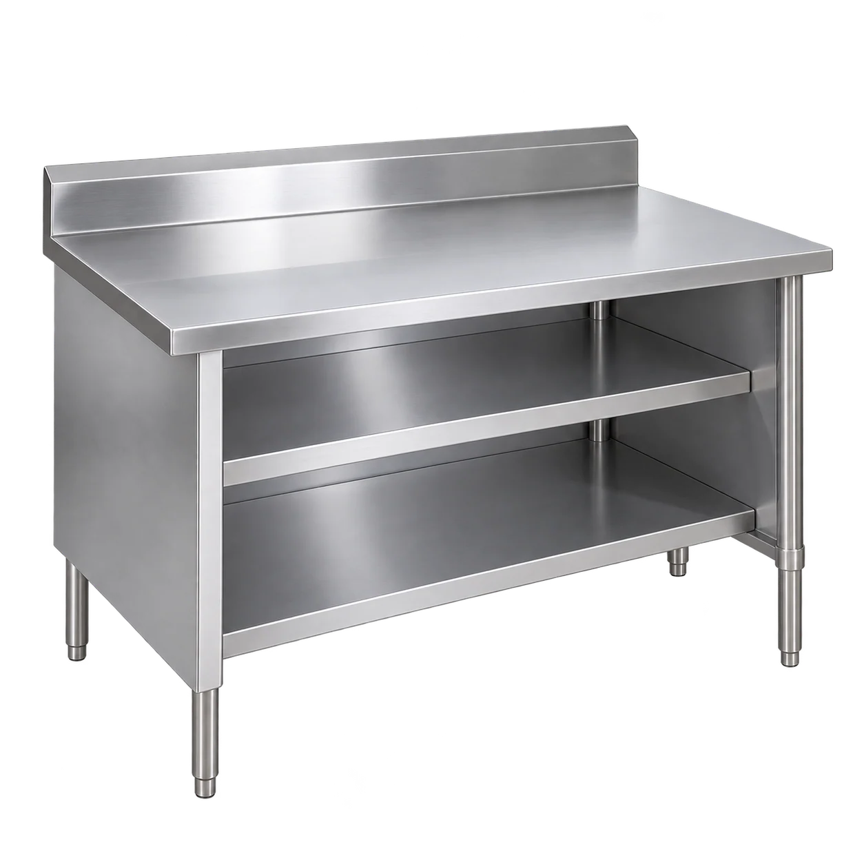 Work Table with 3 Side Cover and 2 U/S with the equipment isolated on a transparent background