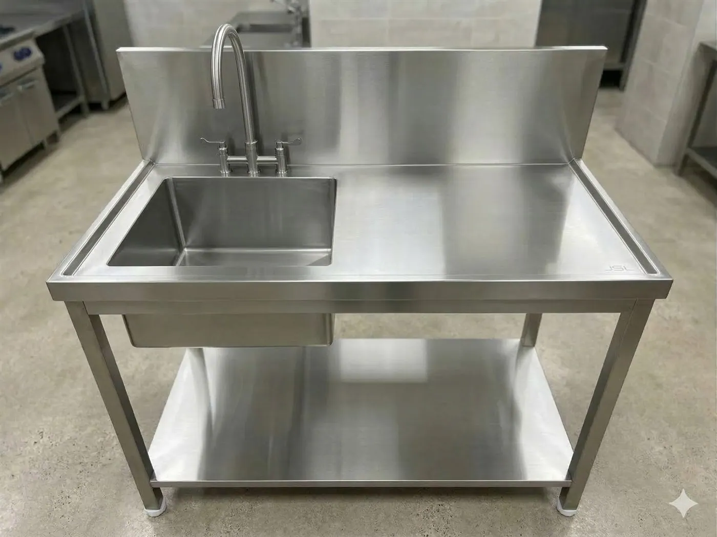 Work table with sink unit